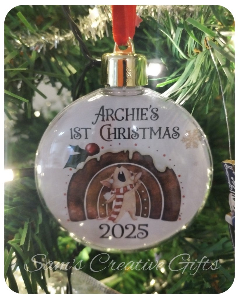 1st Christmas Bauble