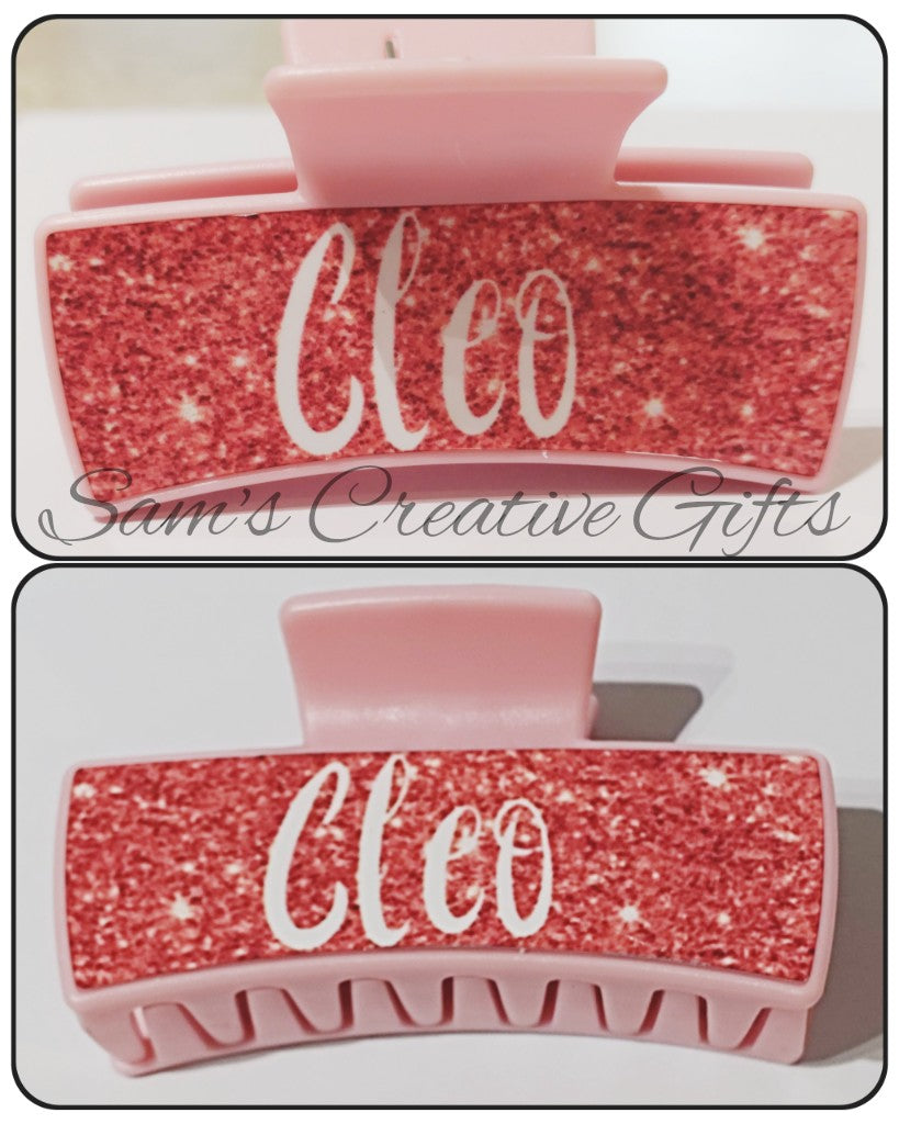 Personalised Hair Clip