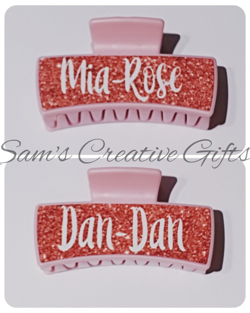 Personalised Hair Clip