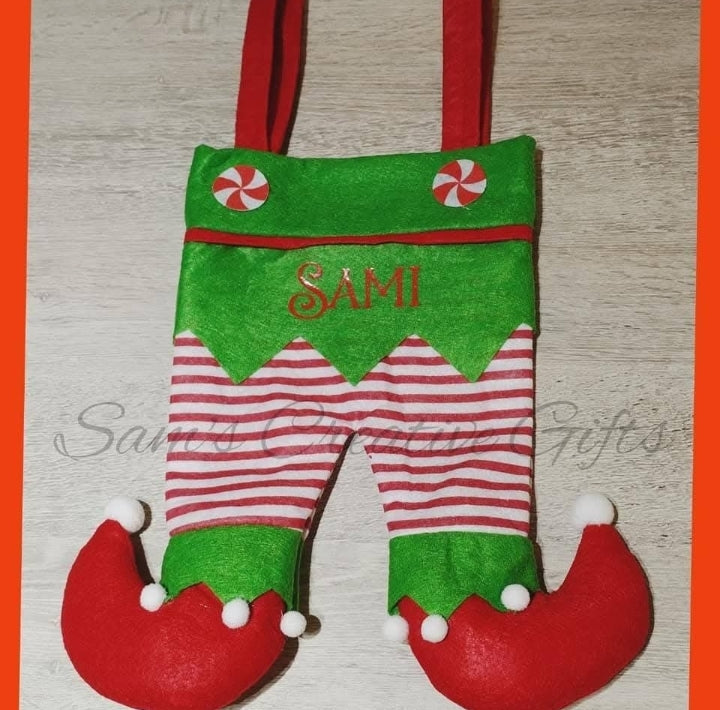 Elf stocking personalised