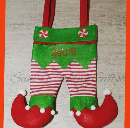 Elf stocking personalised