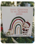 Personalised Christmas card