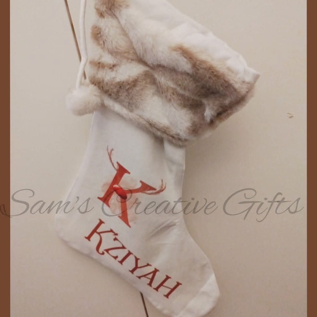 Christmas stocking and sack set