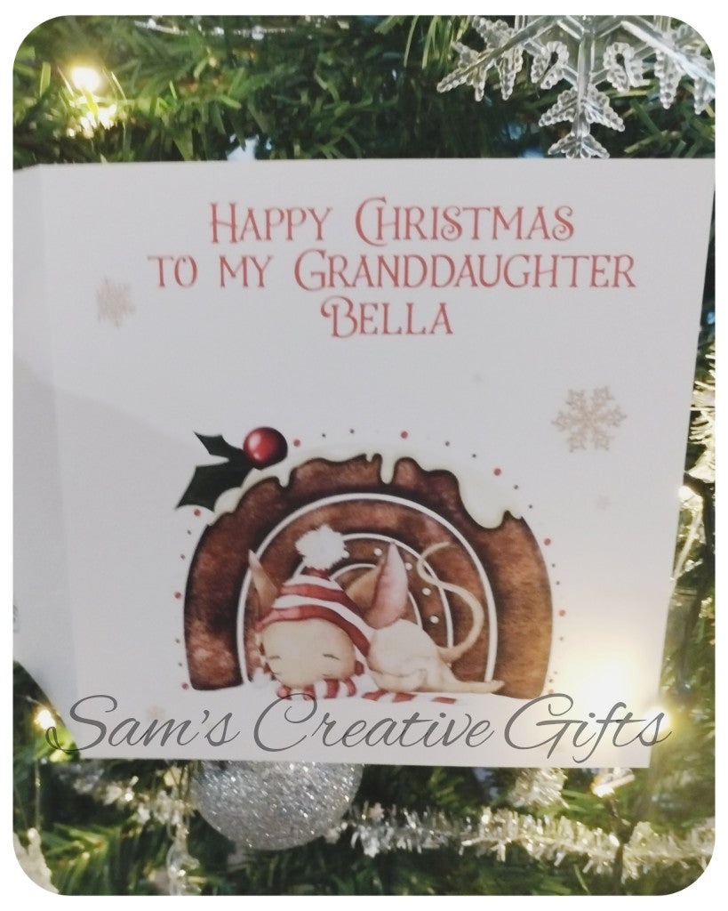 Personalised Christmas card